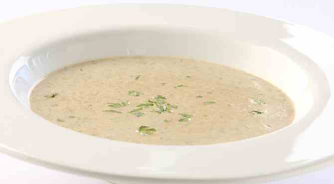 طريقة عمل شوربة كريمة الفطر مع شومر‎‎