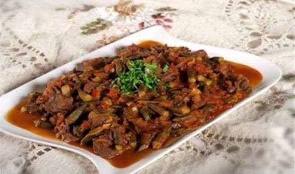 أحلى بامية بالزيت والطماطم‎‎