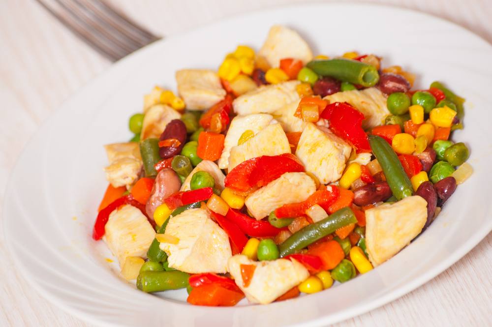 سلطة فاصوليا حارة‎‎