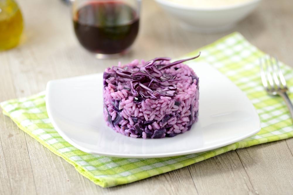 طريقة عمل ريزوتو الكرنب الأحمر‎‎