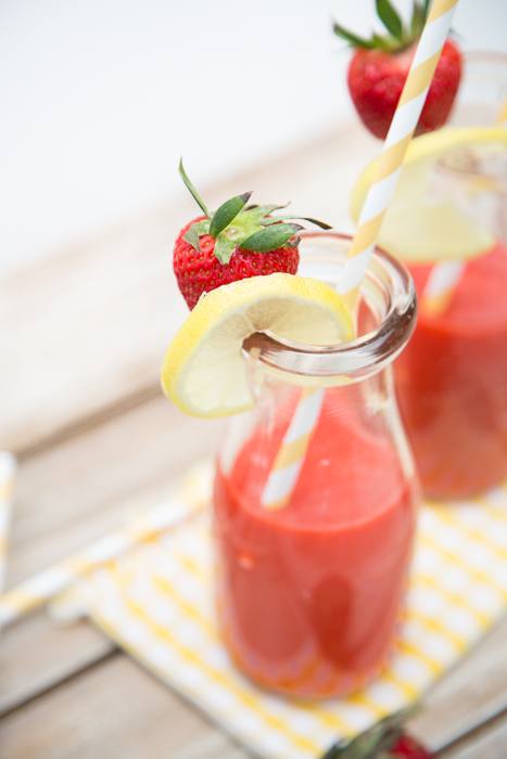 عصير الفراولة بالليمون‎‎