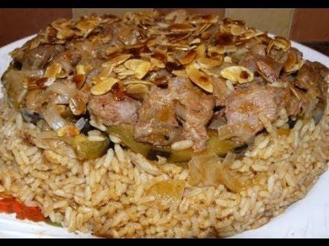 أسهل طريقة لمقلوبة اللحمة والبتنجان‎‎