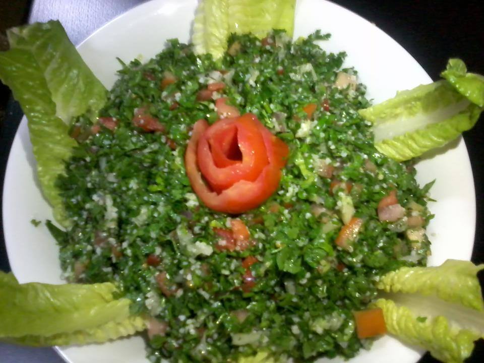 طريقة عمل سلطة التبولة‎‎