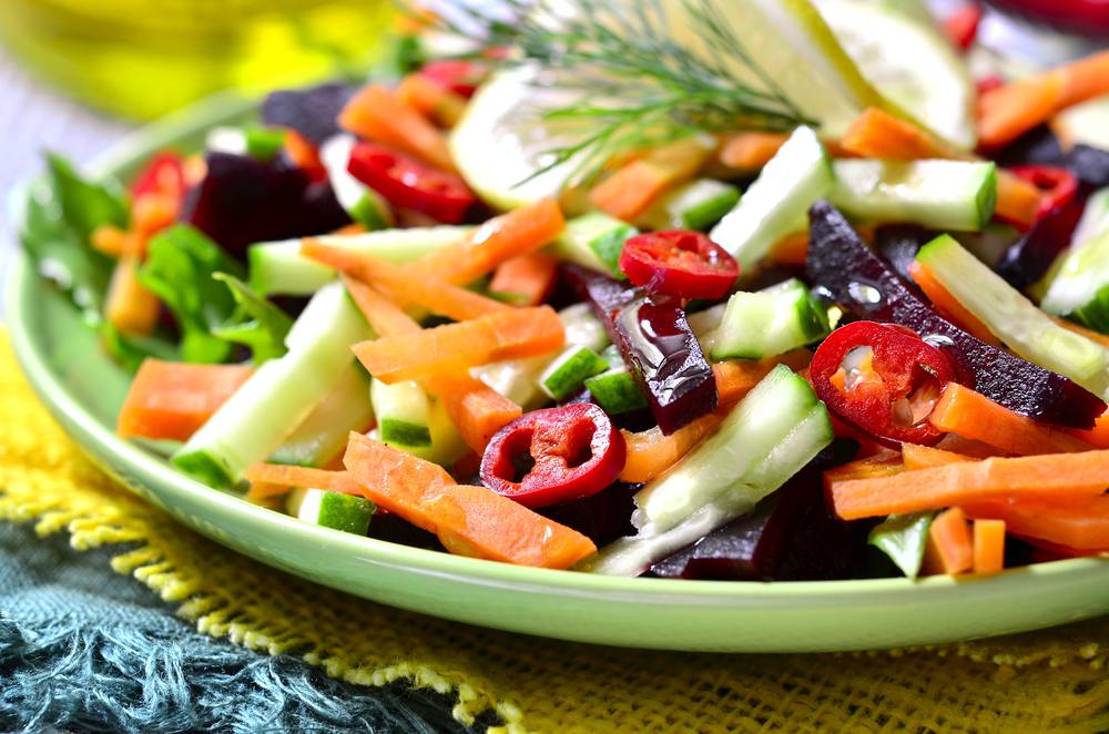 طريقة عمل سلطة الشمندر والفلفل الملون‎‎