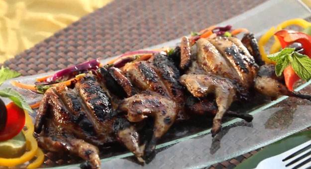 سمان مشوي على الجريل‎‎