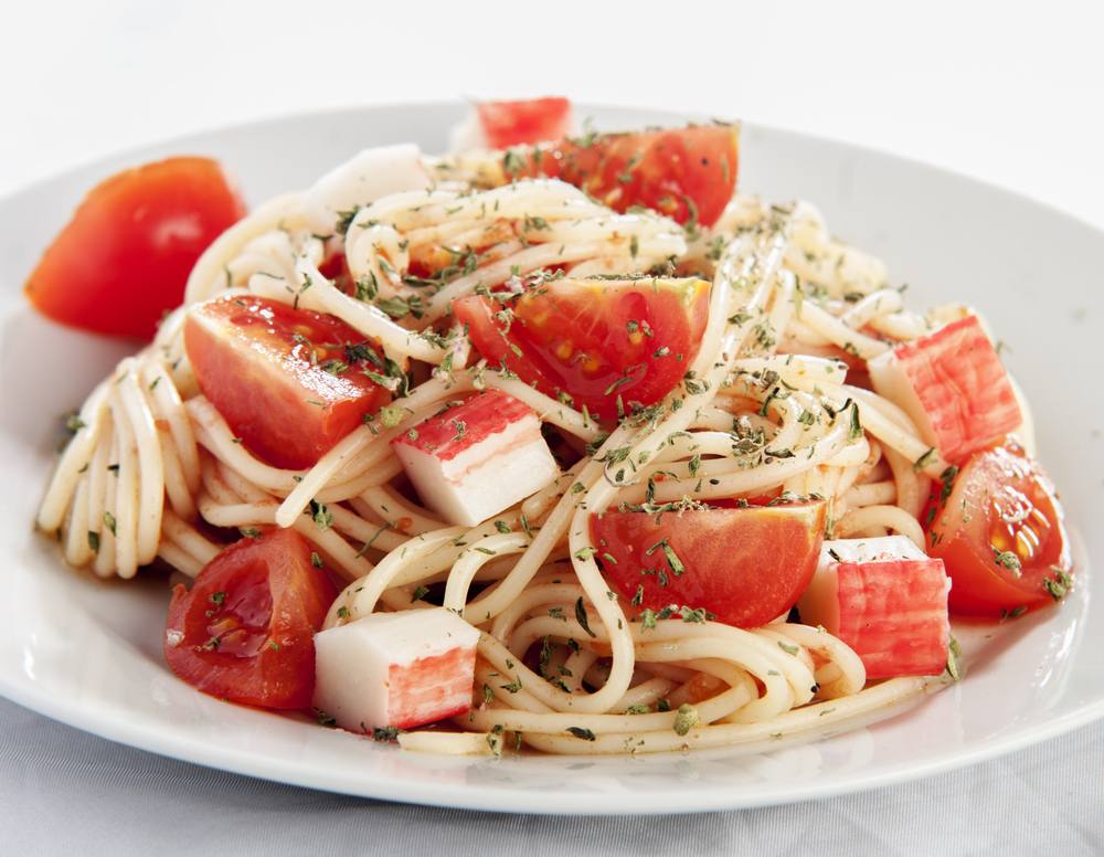 طريقة عمل إسباجيتي الكابوريا والريحان‎‎