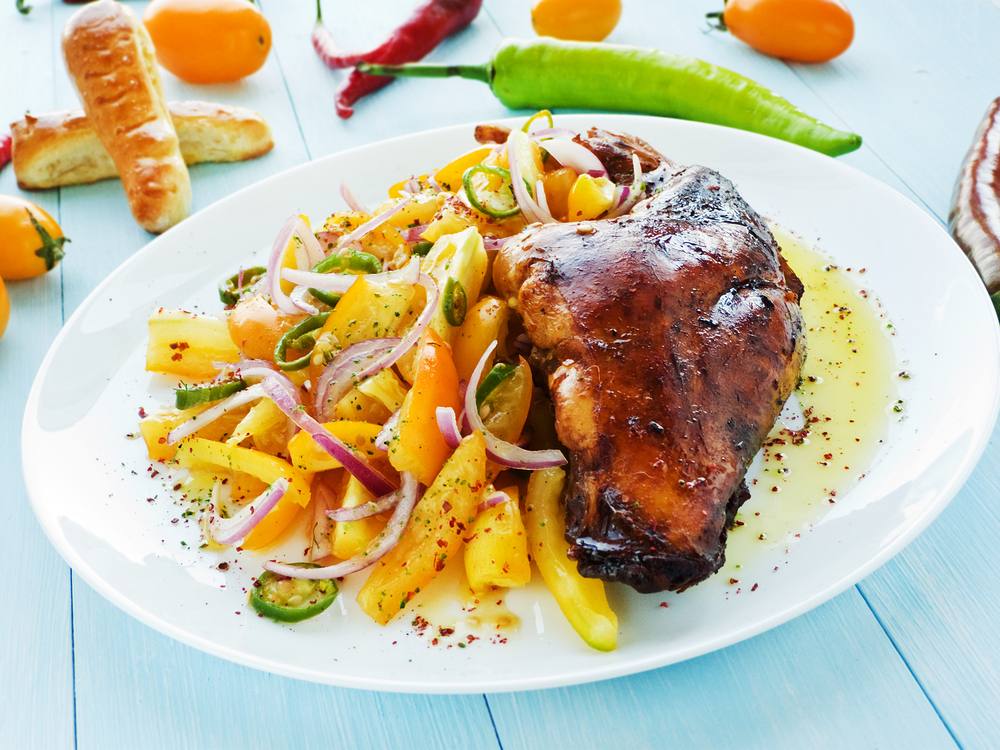 طريقة عمل سلطة‭ ‬الفلفل‭ ‬البرتقالية‎‎