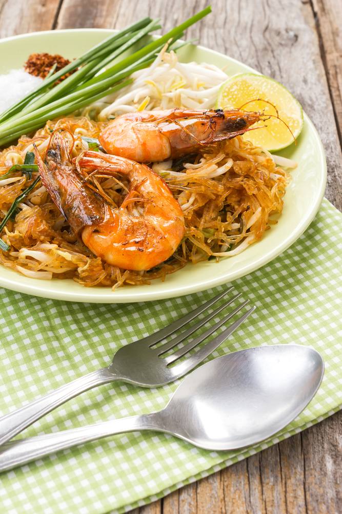 طريقة عمل طبق الجمبري والنودلز المشوحين‎‎