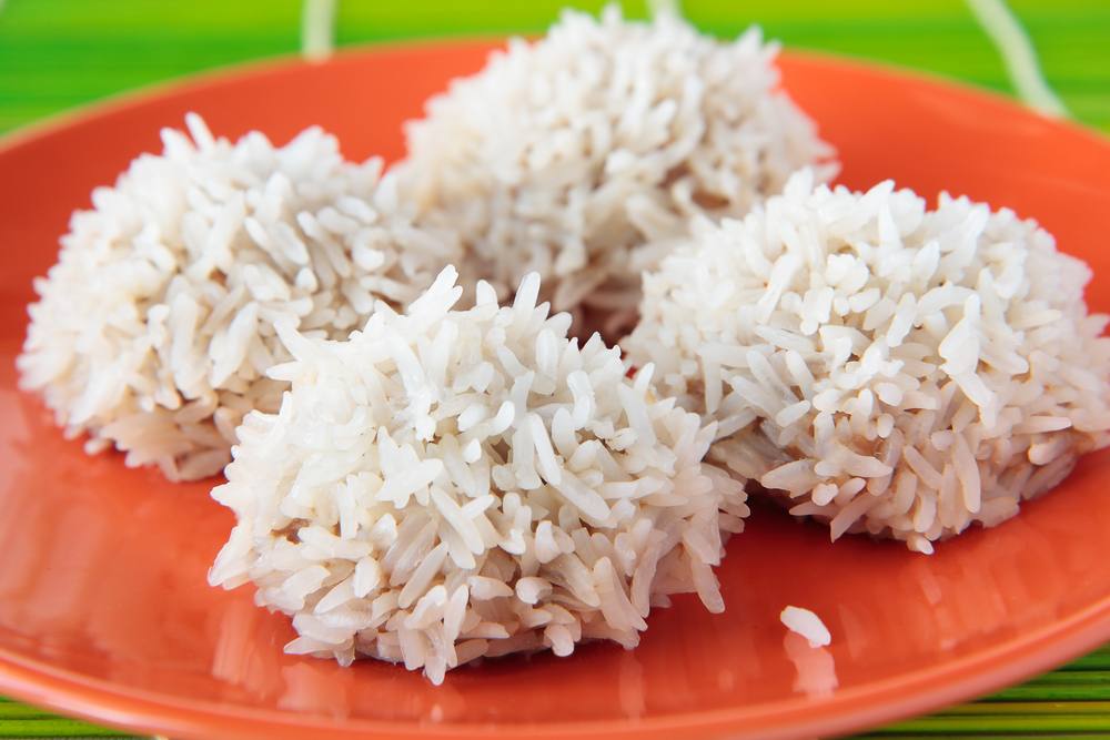 طريقة عمل كرات الأرز اللؤلؤية‎‎