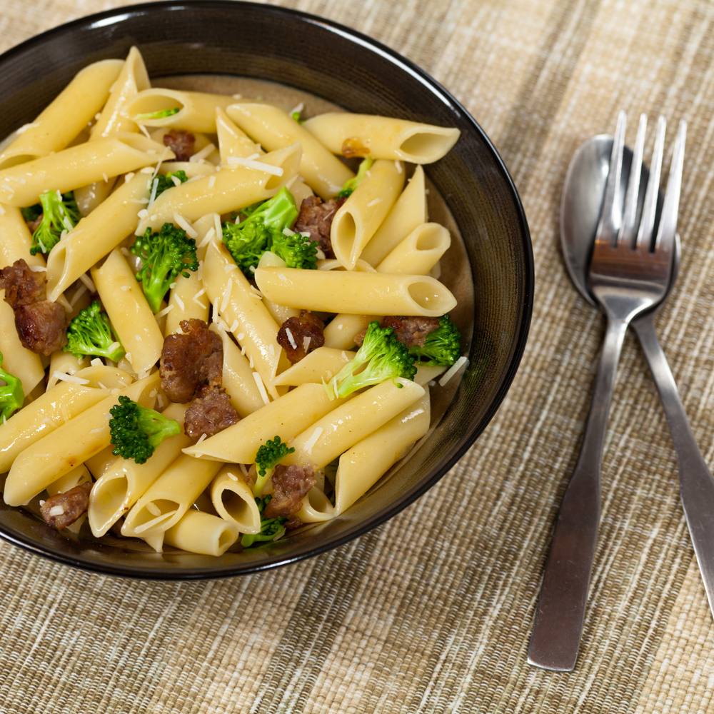 طريقة عمل باستا بسجق إيطالي وبروكلي‎‎