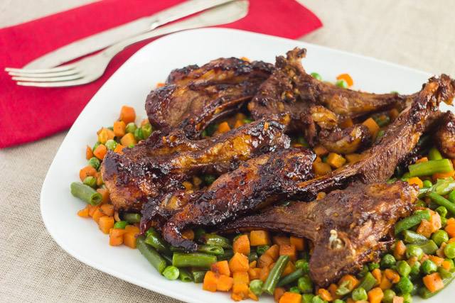 طريقة عمل ريش لحم الغنم بدبس الرمان‎‎