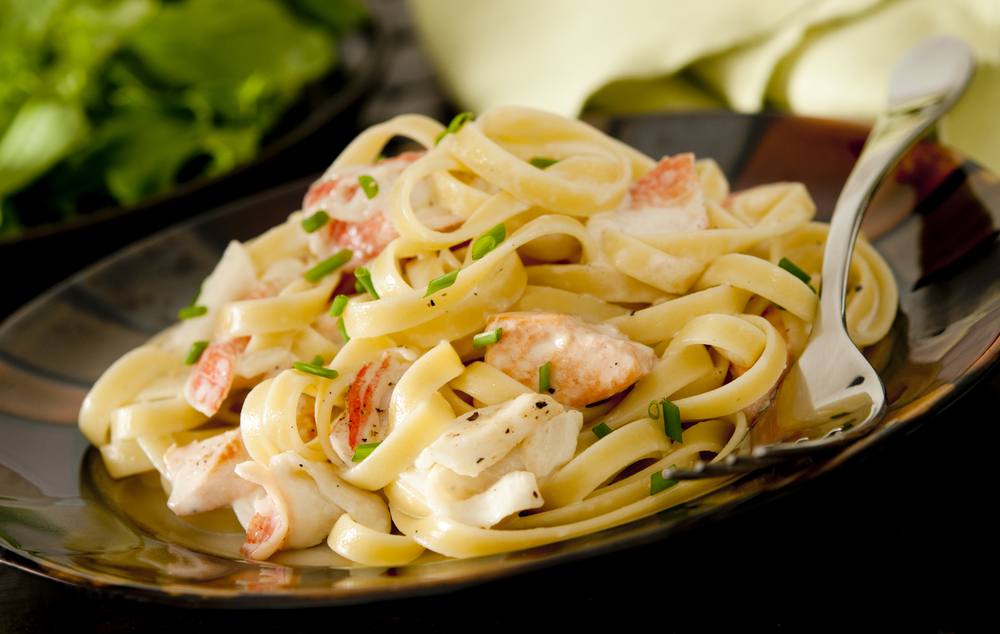 طريقة عمل باستا السلمون بالكريمة‎‎