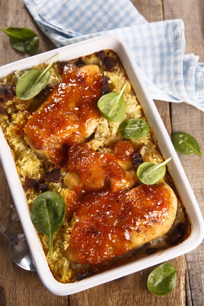 طريقة عمل دجاج مدهون بالمانجو‎‎