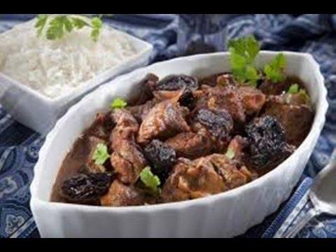 طريقة عمل  طاجن اللحم بالقراصيا‎‎