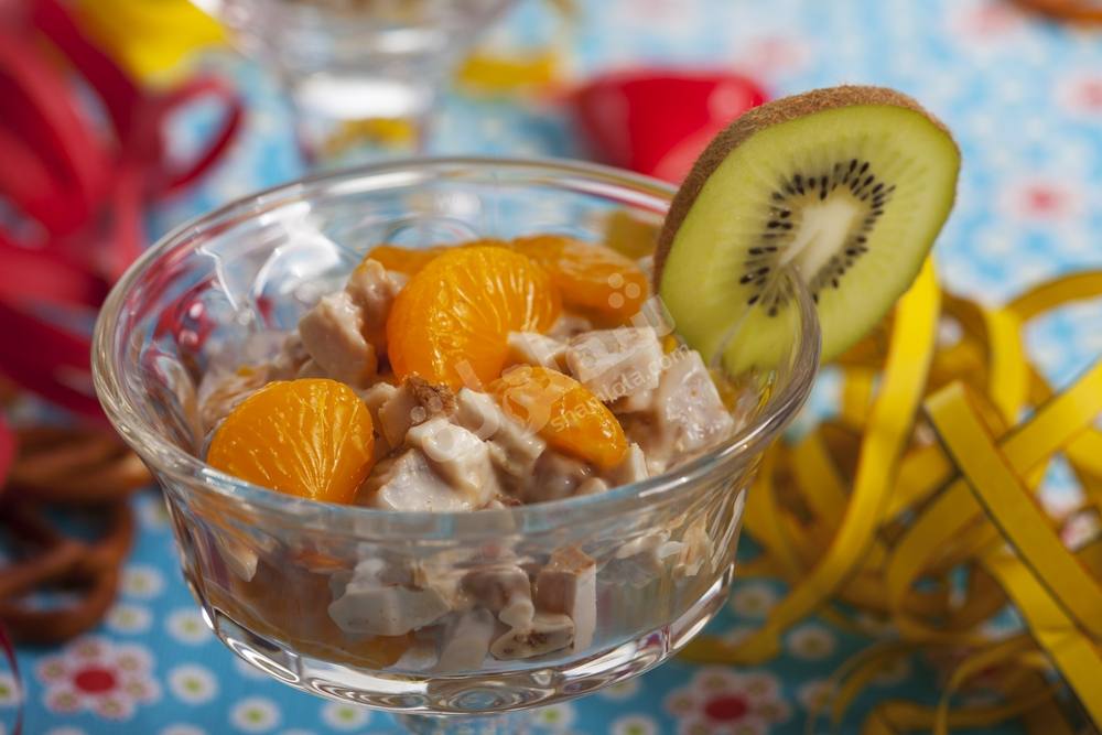 طريقة عمل سلطة الدجاج واليوسفي‎‎