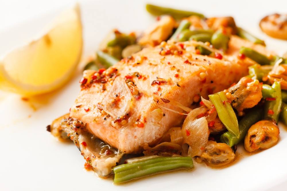 طريقة عمل سلمون بعين الجمل‎‎