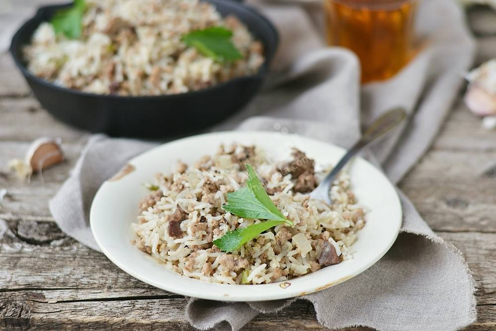 طريقة عمل أرز بالكبدة والخضروات‎‎