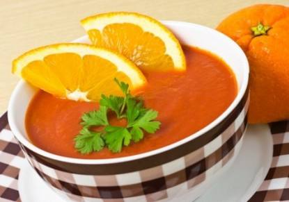 طريقة عمل شوربة الجزر والبرتقال‎‎