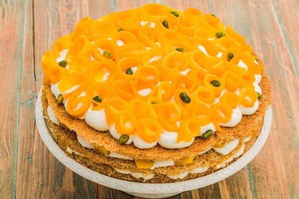 احلى تارت كنافة بالمانجو بعد الفطار‎‎