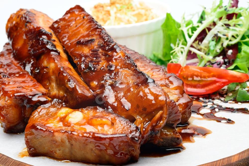 طريقة عمل الريش المشوية بصوص الباربكيو‎‎