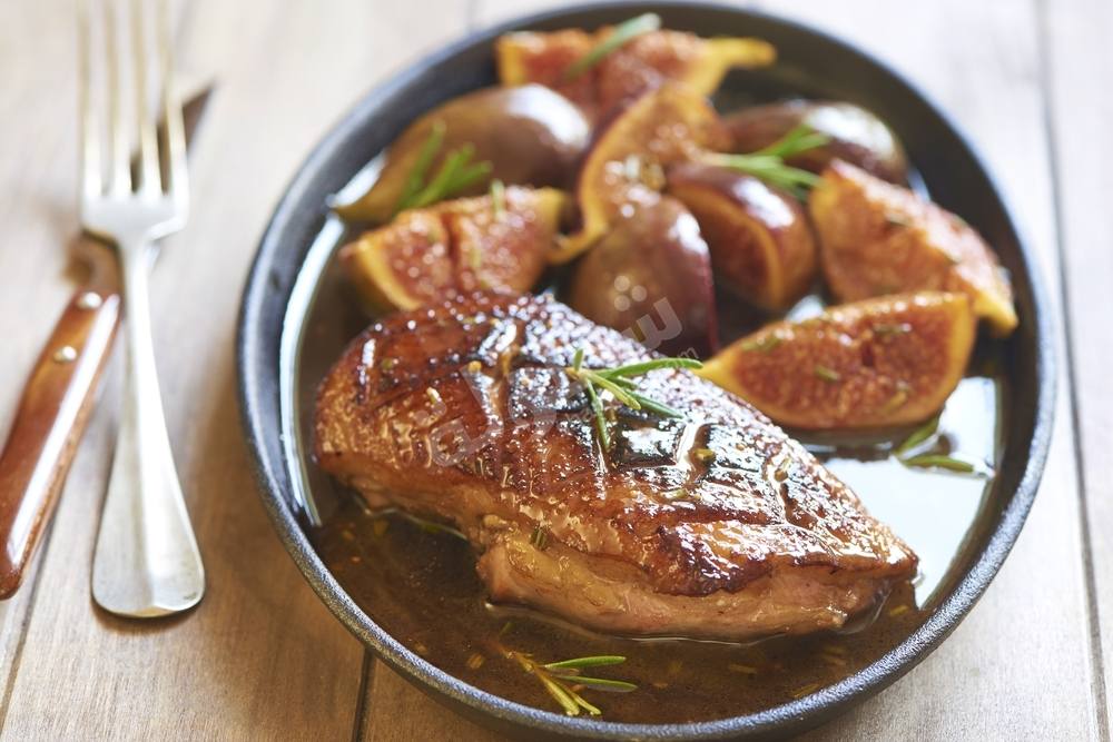 طريقة عمل دجاج مخبوز مع تين بالكراميل‎‎