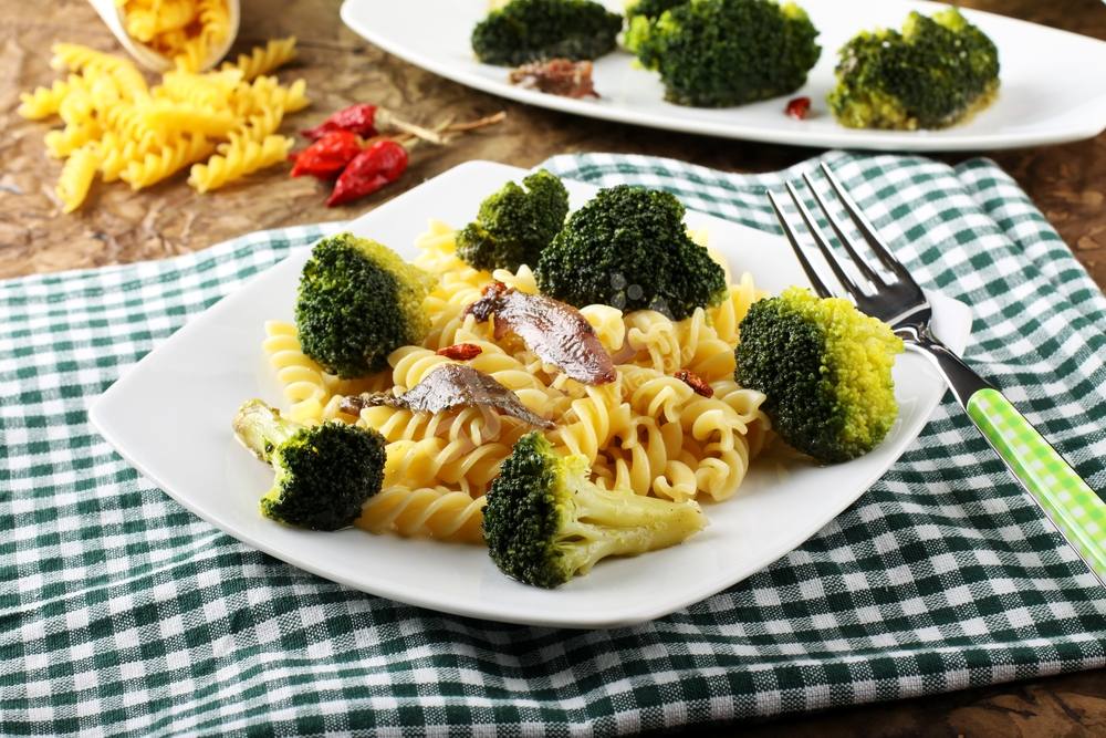 طريقة عمل باستا البروكلي والفلفل الحار‎‎